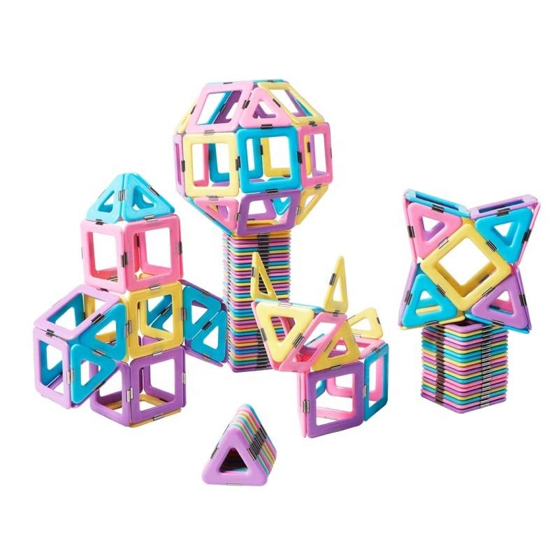 Castle 3D Magnetic Connecting Blocks Toys Set for kids Educational Magnet Blocks Building(图6)