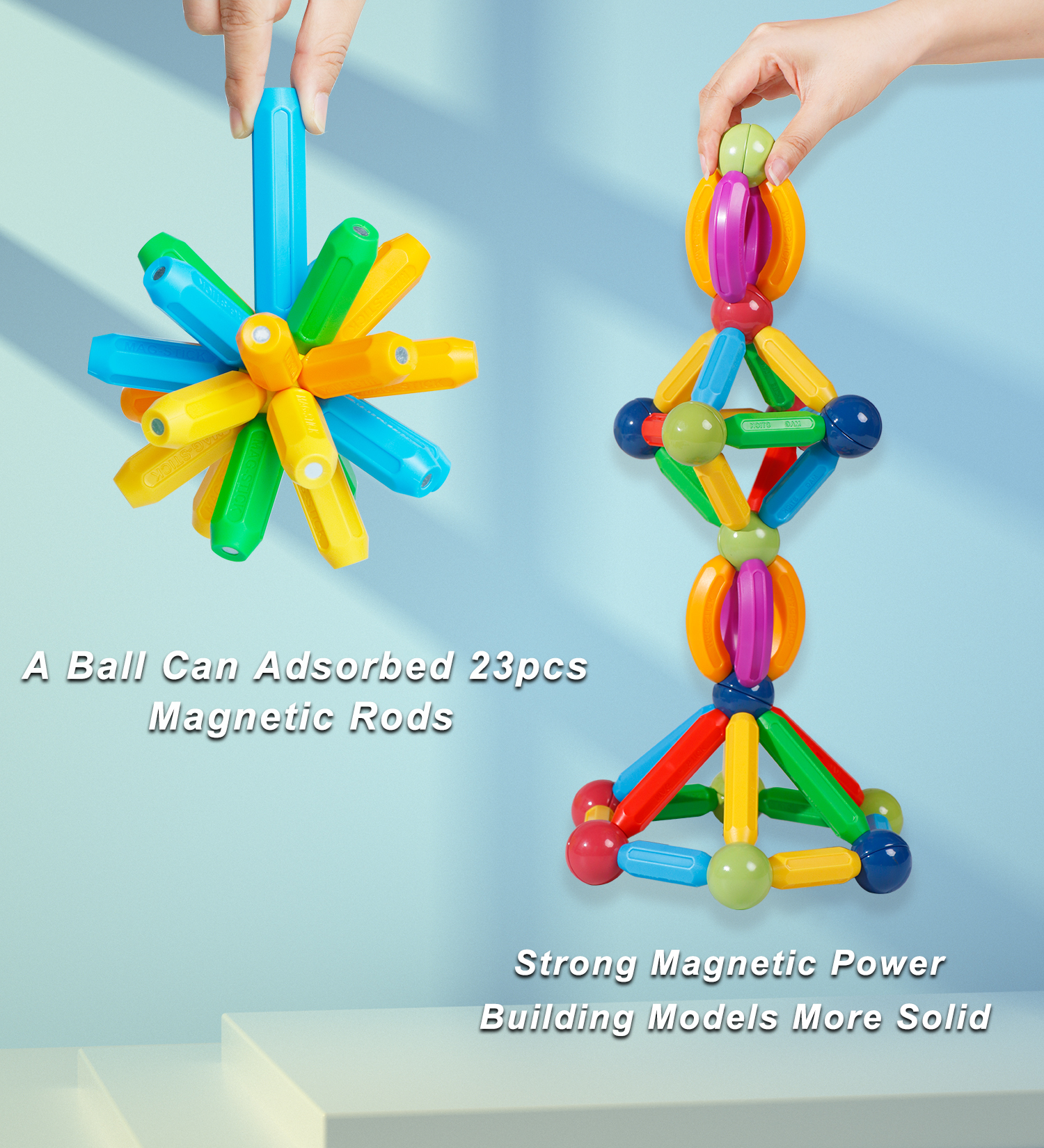 Creative Flexible Magnetic Sticks and Balls Set Kids Magnetic Building BlocksPopular(图7)