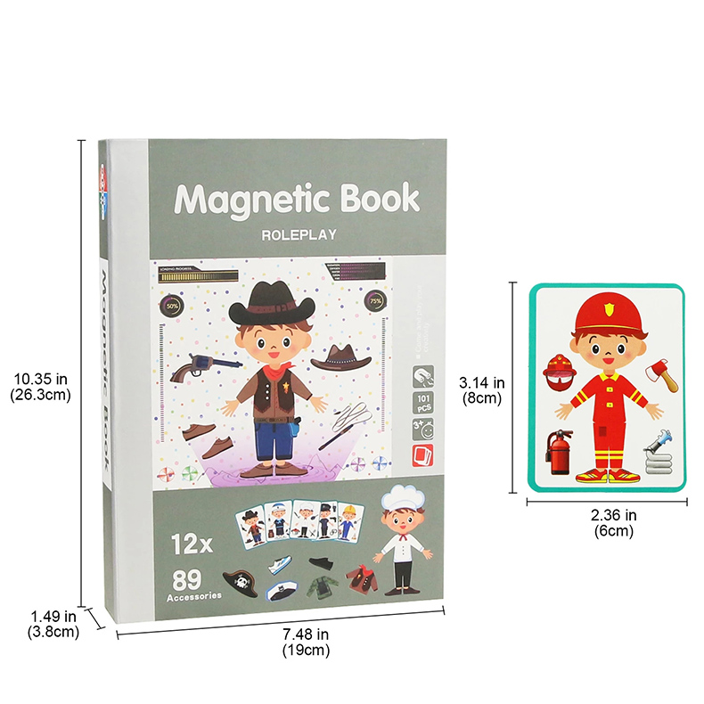 Educational 3D Childrens Toy Games Creative Jigsaw Puzzles Magnetic Puzzle With Magnet Box Bo(图11)